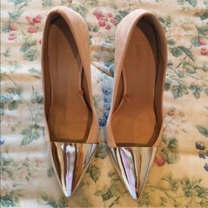 Zara toe cap heels